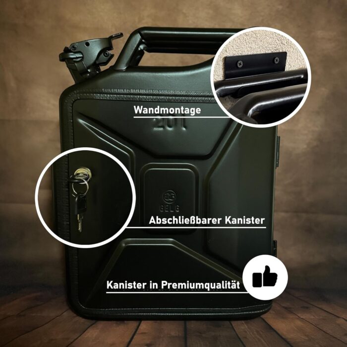 Schwarzer VITAL Kanister Bar – Bild 5