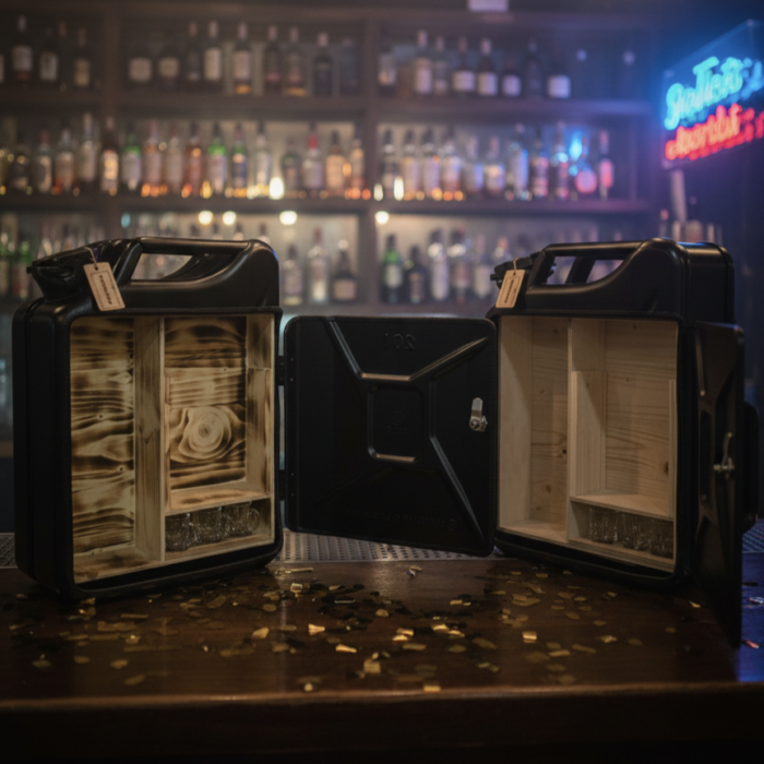 Schwarzer Kanister Bar (Biermodell) – Bild 5