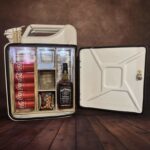 Weißer Kanister Bar (Whisky Modell)