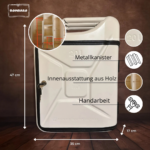 Weißer Kanister Bar (Whisky Modell) – Bild 2