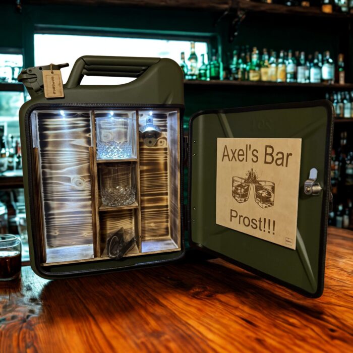 Grüner Kanister Bar (Whisky Modell) – Bild 10