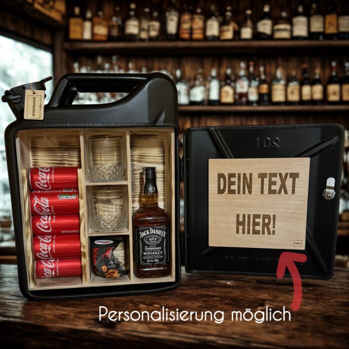 Schwarzer Kanister Bar (Whisky Modell) – Bild 5